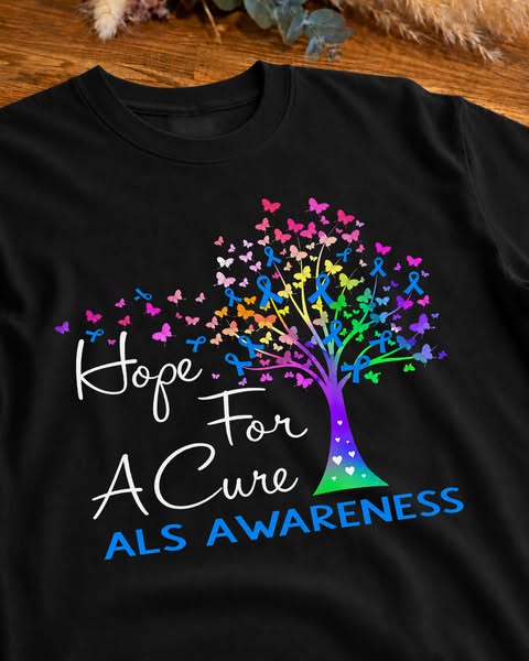 Hope for A Cure ALS Awareness Tree Ribbon