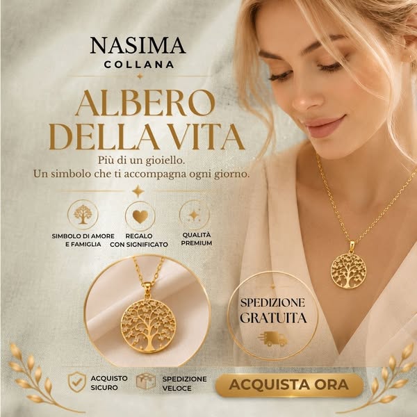 Collana Albero della Vita Eleganza Unica