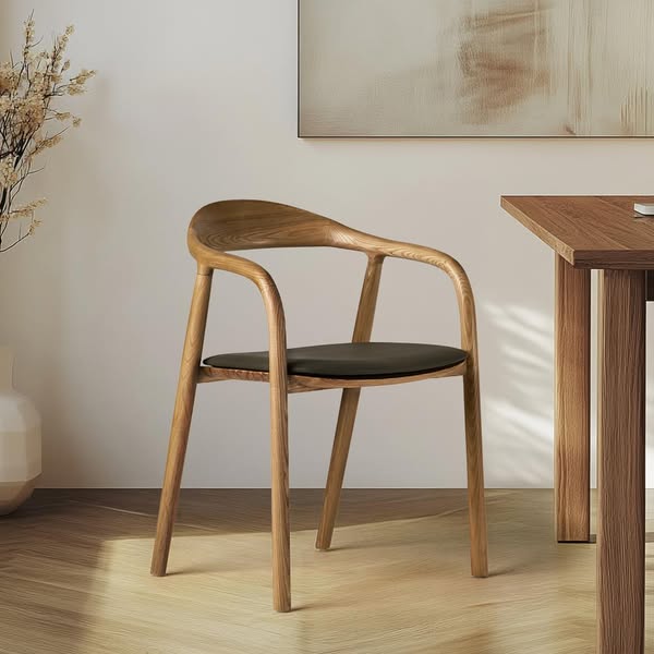 Copenhagen Dining Chair Olive Grey Oak Frame