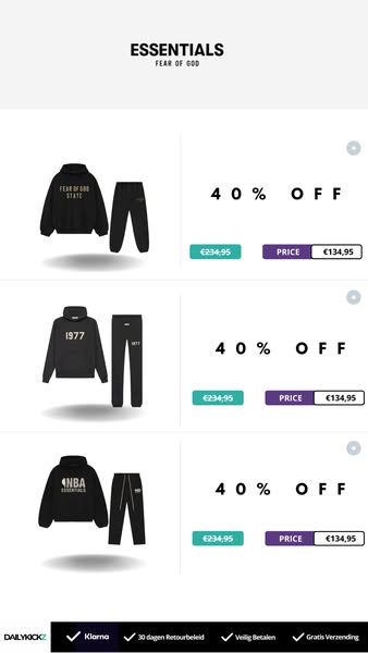 Shop Nu, Betaal Later. Tijdelijk voor €139,95.