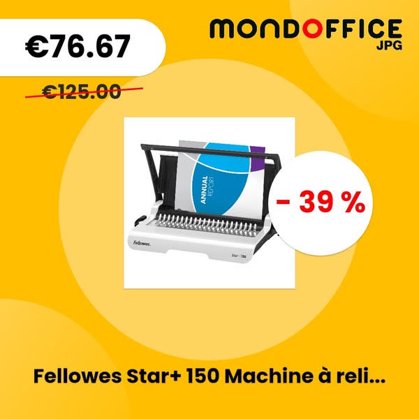 Fellowes Star+ 150 Machine à relier