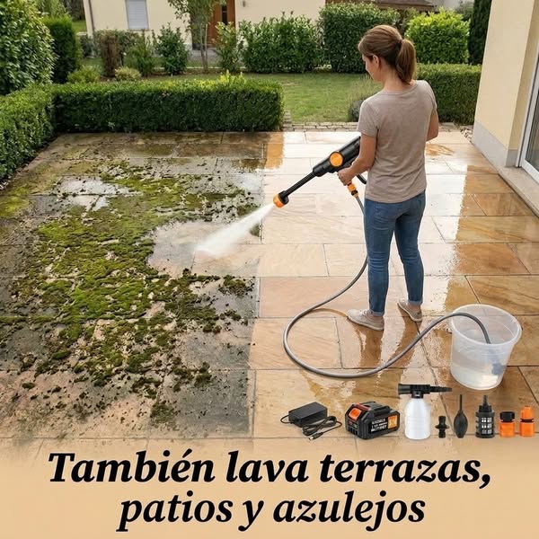 Limpeza a alta pressão, sem fios