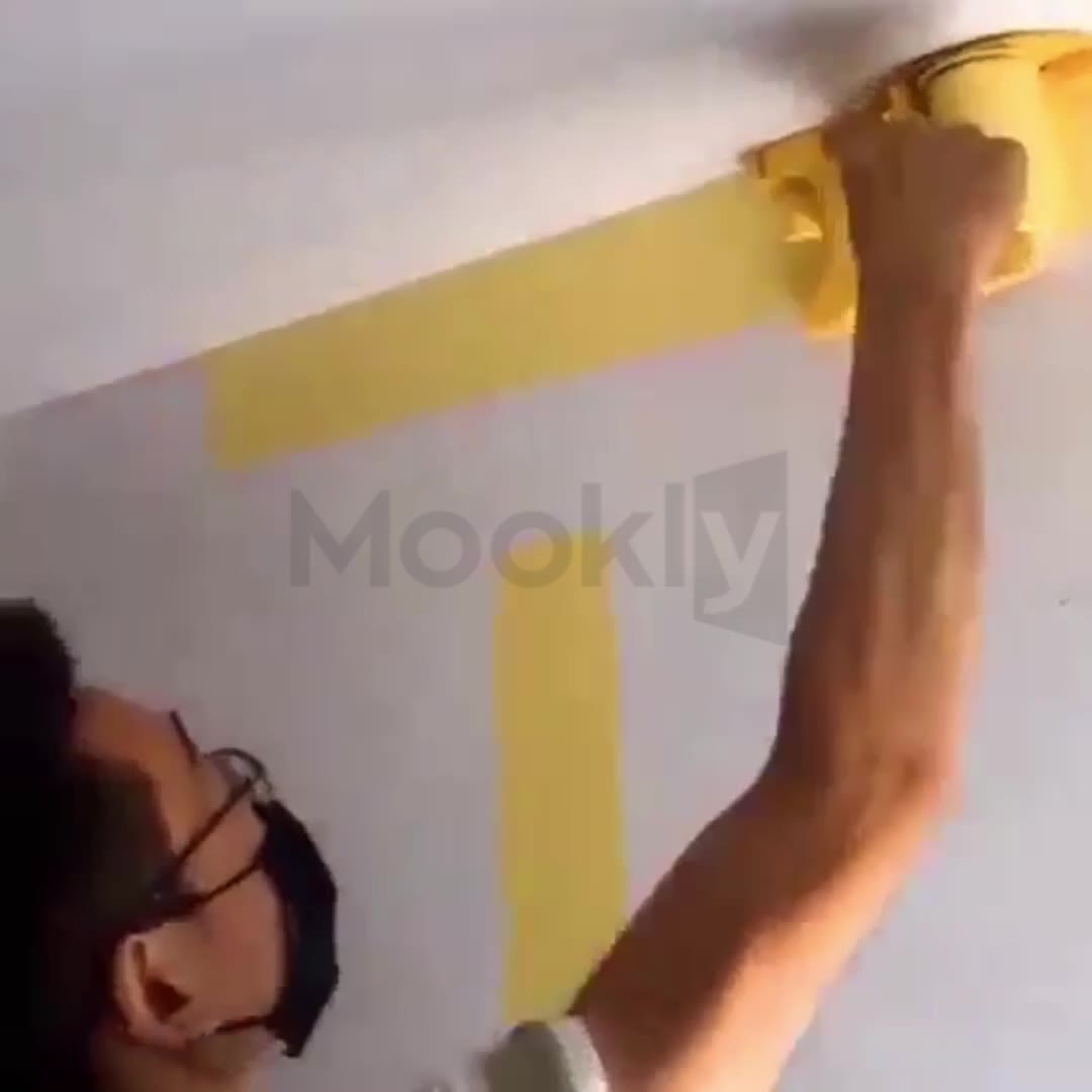 No masking tape needed