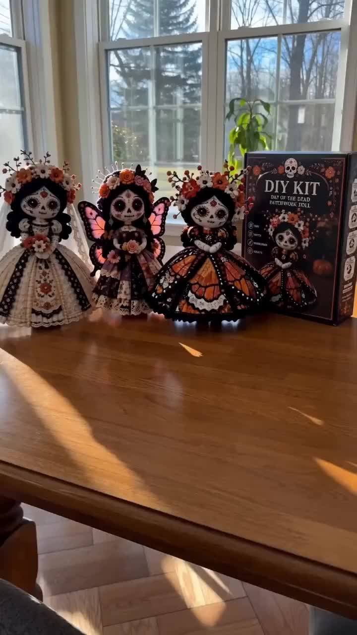 Halloween Patchwork Doll DIY Kit