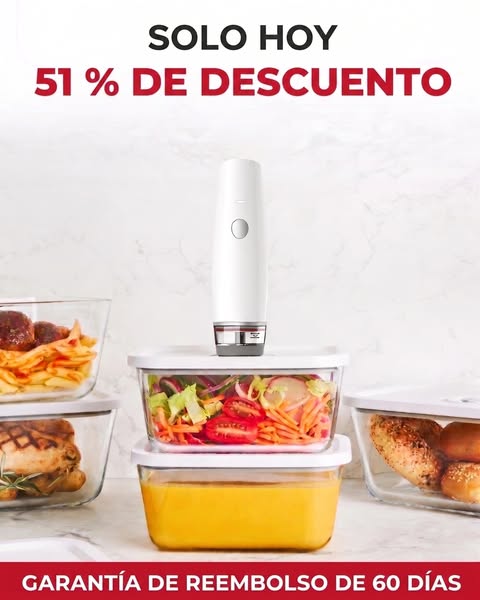 Mantén tus alimentos frescos 5 veces más tiempo