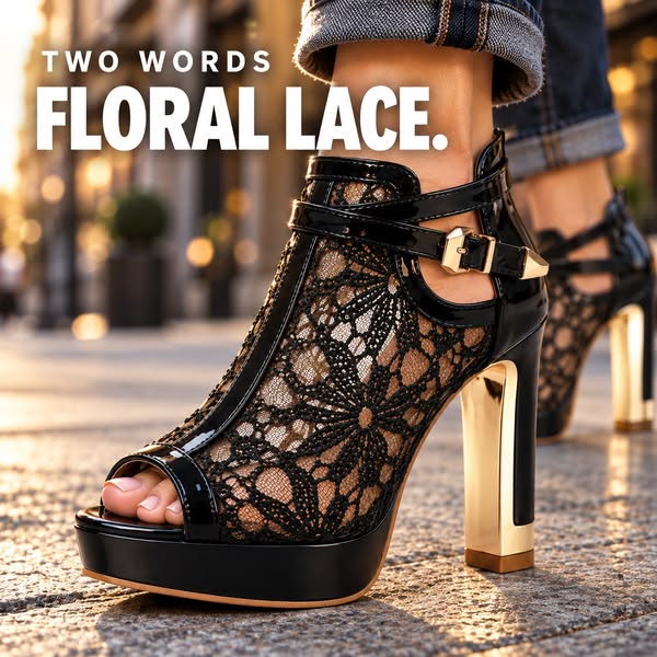 Vivarose Lace Heel