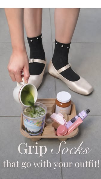 Grip socks that go with your outfit