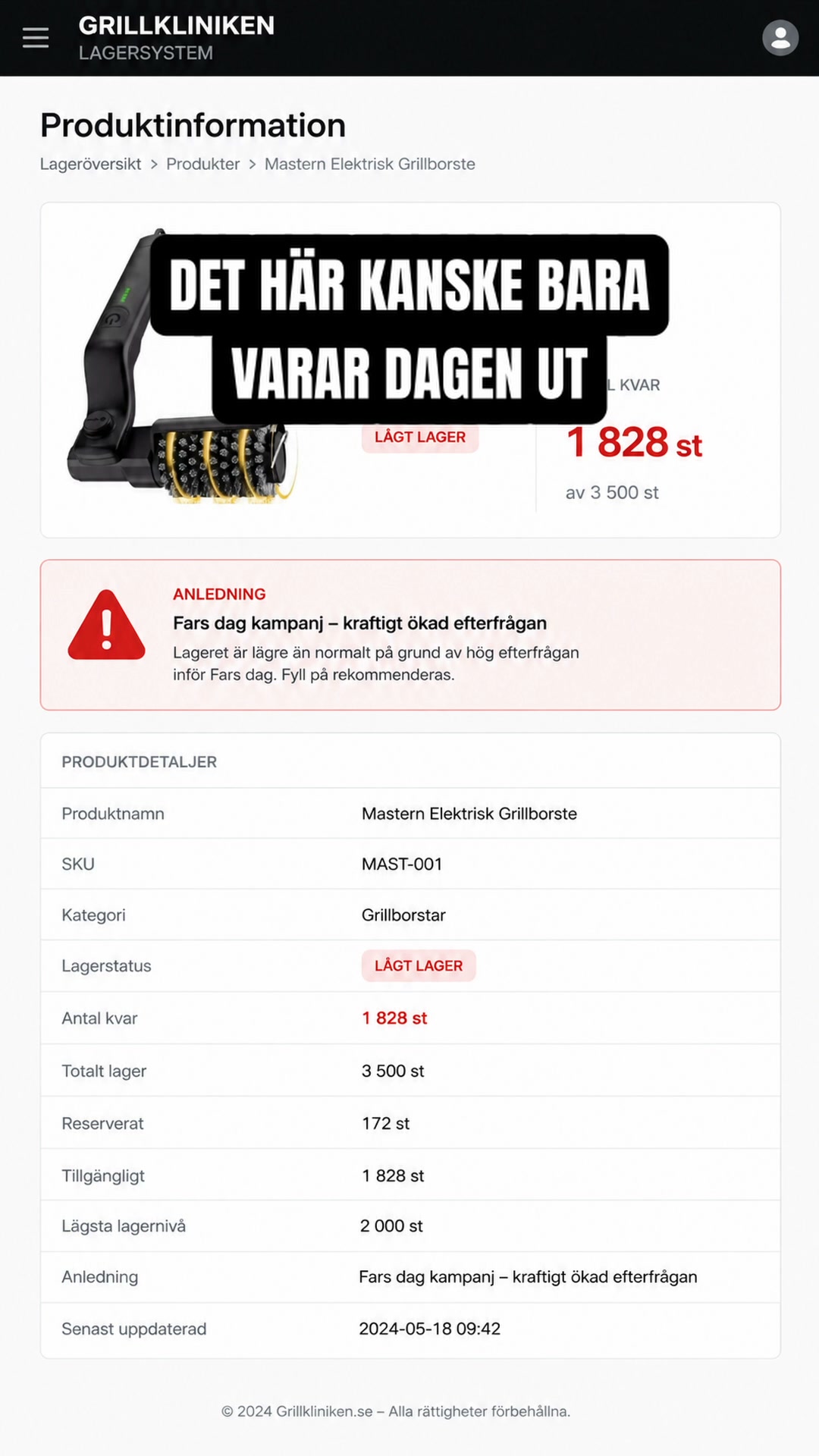 40 % rabatt tills de 1 847 är borta