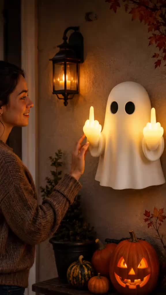 Halloween Ghost Lamp