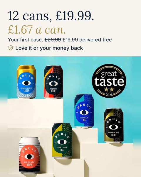 12 alcohol free craft beers, £19.99