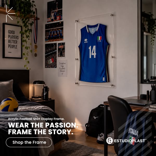 Acrylic Football Shirt Display Frame