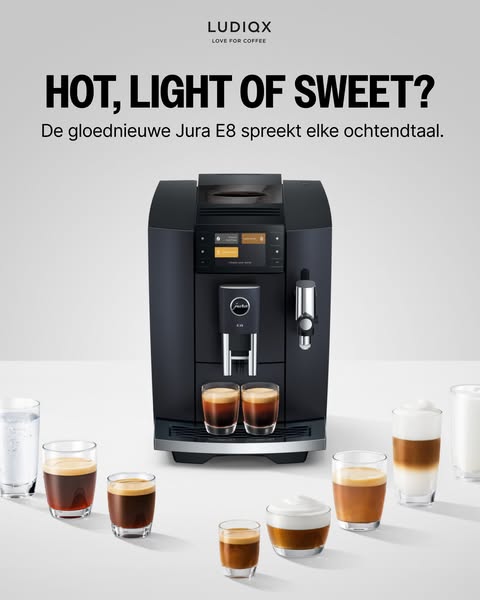 NIEUW: JURA E8 Cosmic Black (ED)