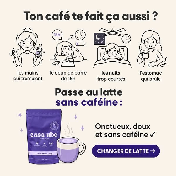 Tout le plaisir du latte, sans caféine