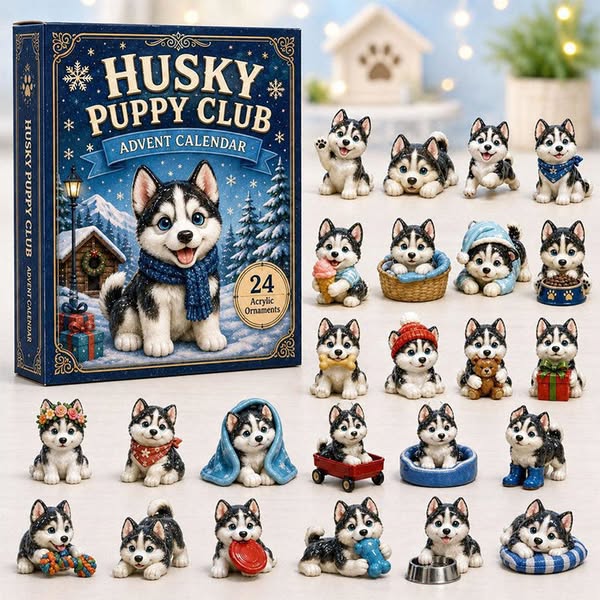 24 Days, 24 Fluffy Husky Surprises