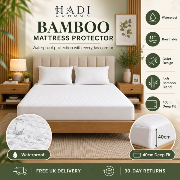 Bamboo Waterproof Mattress Protector