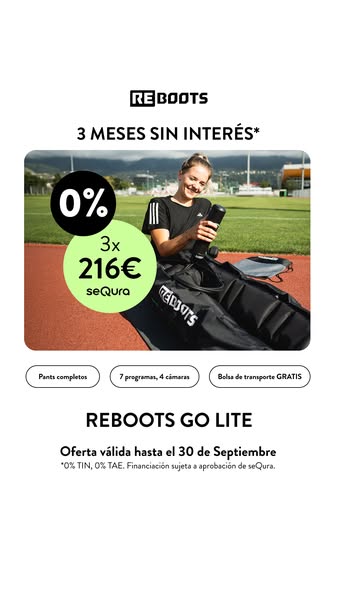 3 meses sin intereses en las botas GO LITE