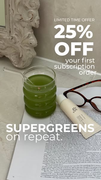 25% OFF SUPERGREENS