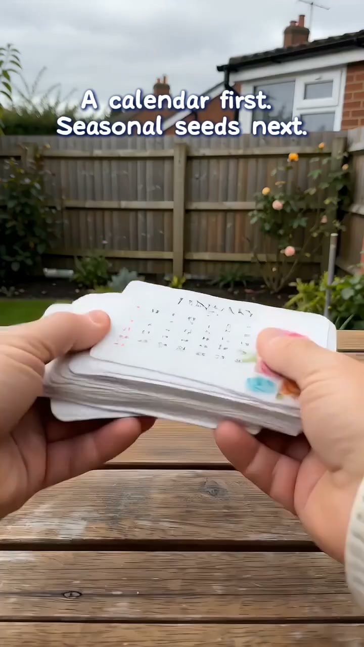Eco-Friendly Plantable “Timeless” Seed Calendar 2027