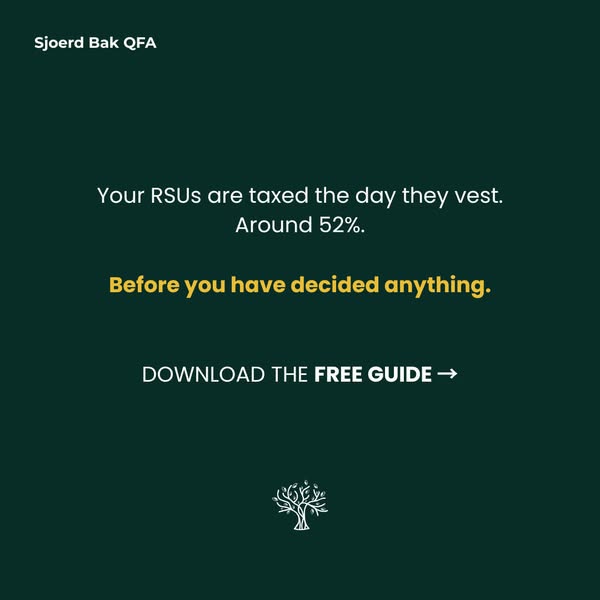 Taxed on vesting day, not selling day.