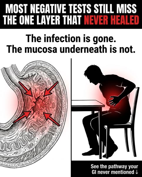 The Stomach Lining Your "Negative" Test Never Looked At