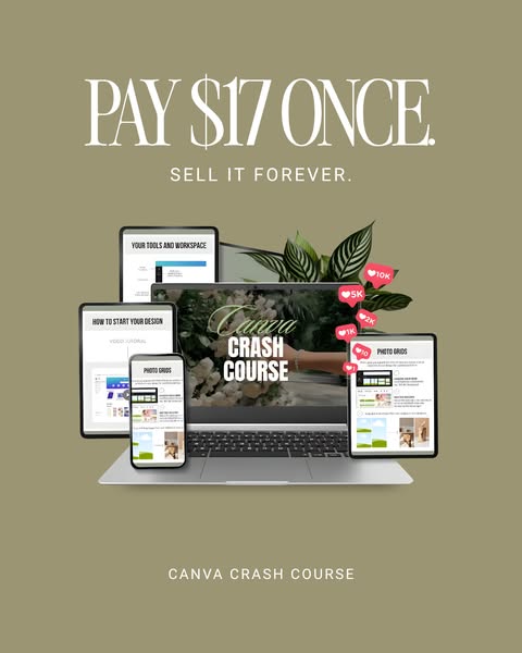 Canva Crash Course with Resell Rights