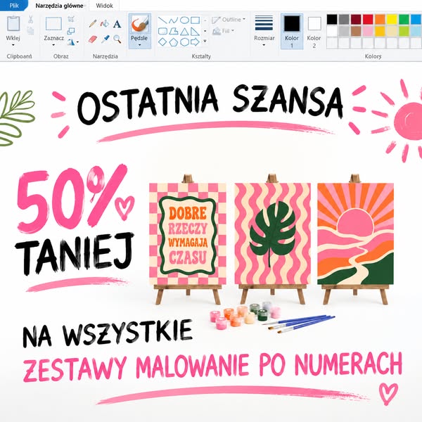 Zestaw 6 Mini Obrazów -50% | Namaluj swój relaks!