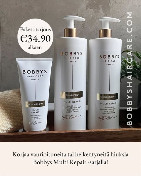 Shampoo & Hoitoaine alkaen €34,90
