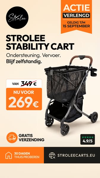 Strolee Stability Cart - Nu €269
