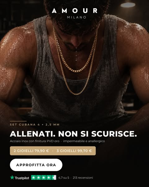 2 gioielli 79,90€ · per sempre, non una settimana
