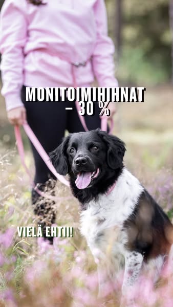 Monitoimihihnat nyt -30 %
