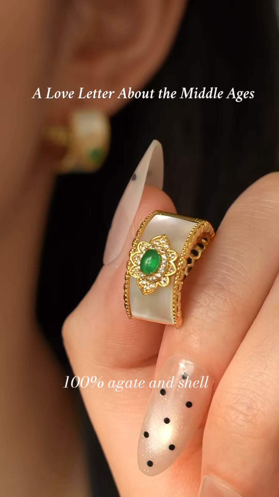 Romantic statement earrings for special moments
