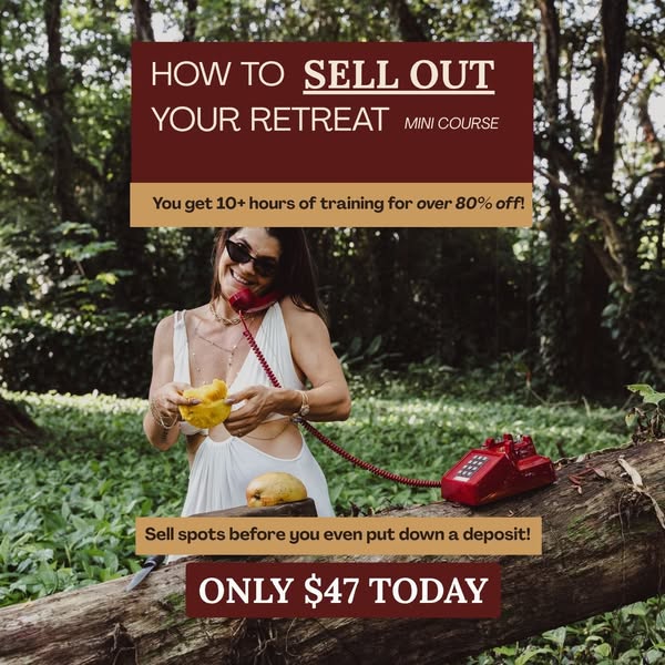 The Sold Out Retreat Method