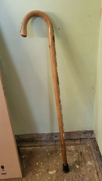 I'm not telling you to throw the cane away