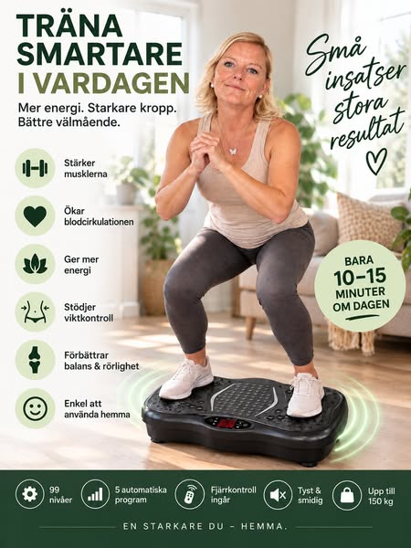 Kom i form på 10-15 minuter om dagen