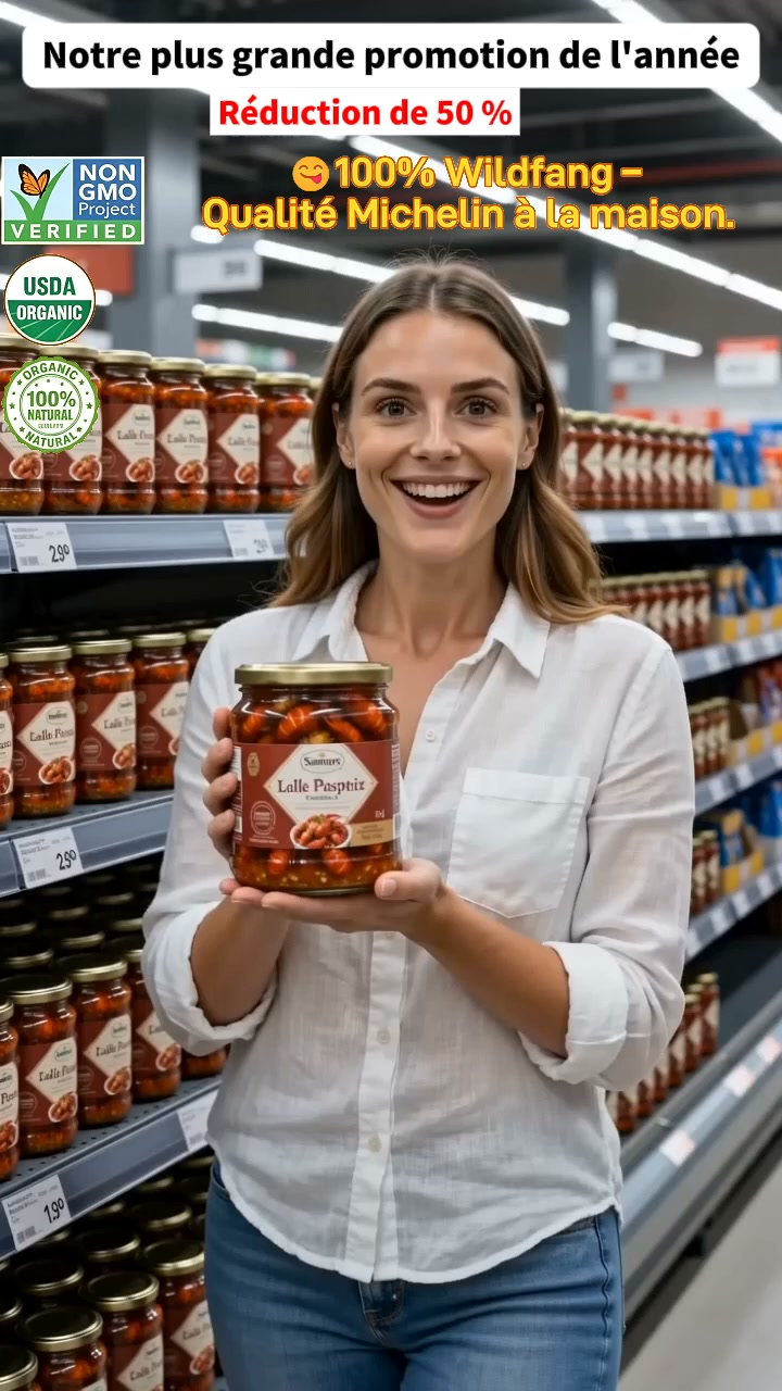 "100% pêche sauvage, prêtes à déguster. Qualité restaurant, -50% cette semaine. USDA Organic."