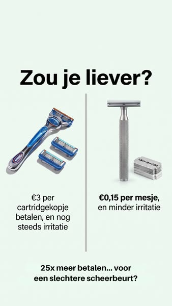 De gladste scheerbeurt van je leven — voor 15 cent