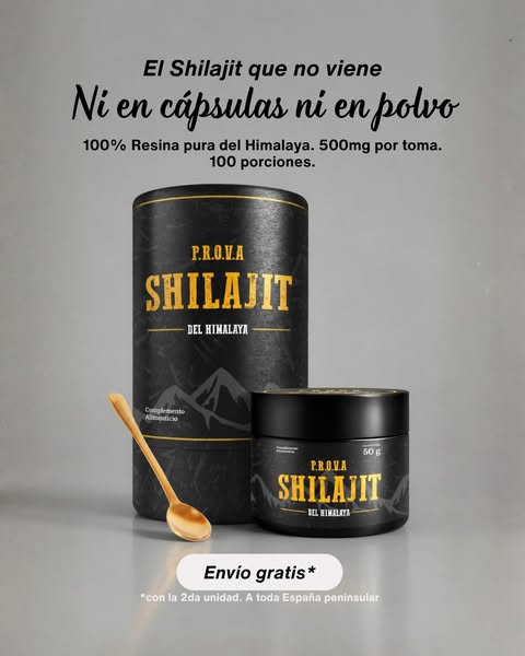 Ni cápsulas ni polvo: 100% Resina Pura