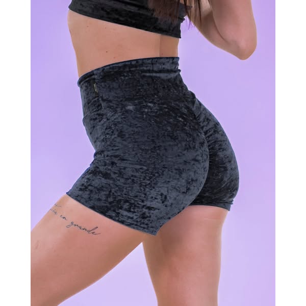 Lioness Midi Velvet Black