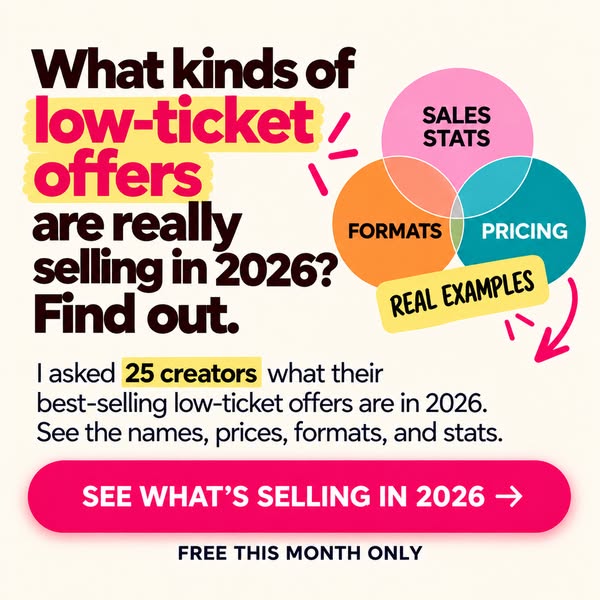 The 2026 Low-Ticket Census FREE