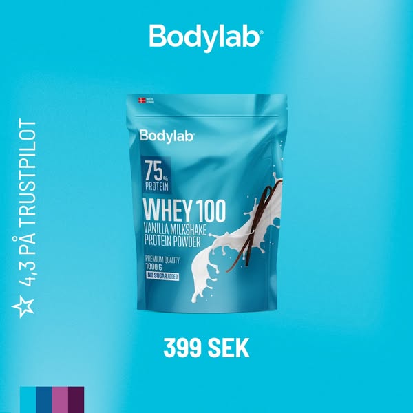Whey 100 (1 kg) - Vanilla Milkshake - SEK399