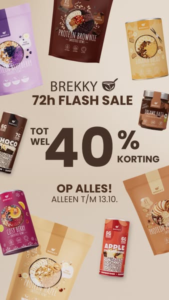 Tot wel 40% korting! Alleen t/m 13.10.