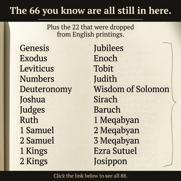 Your bible might be incomplete