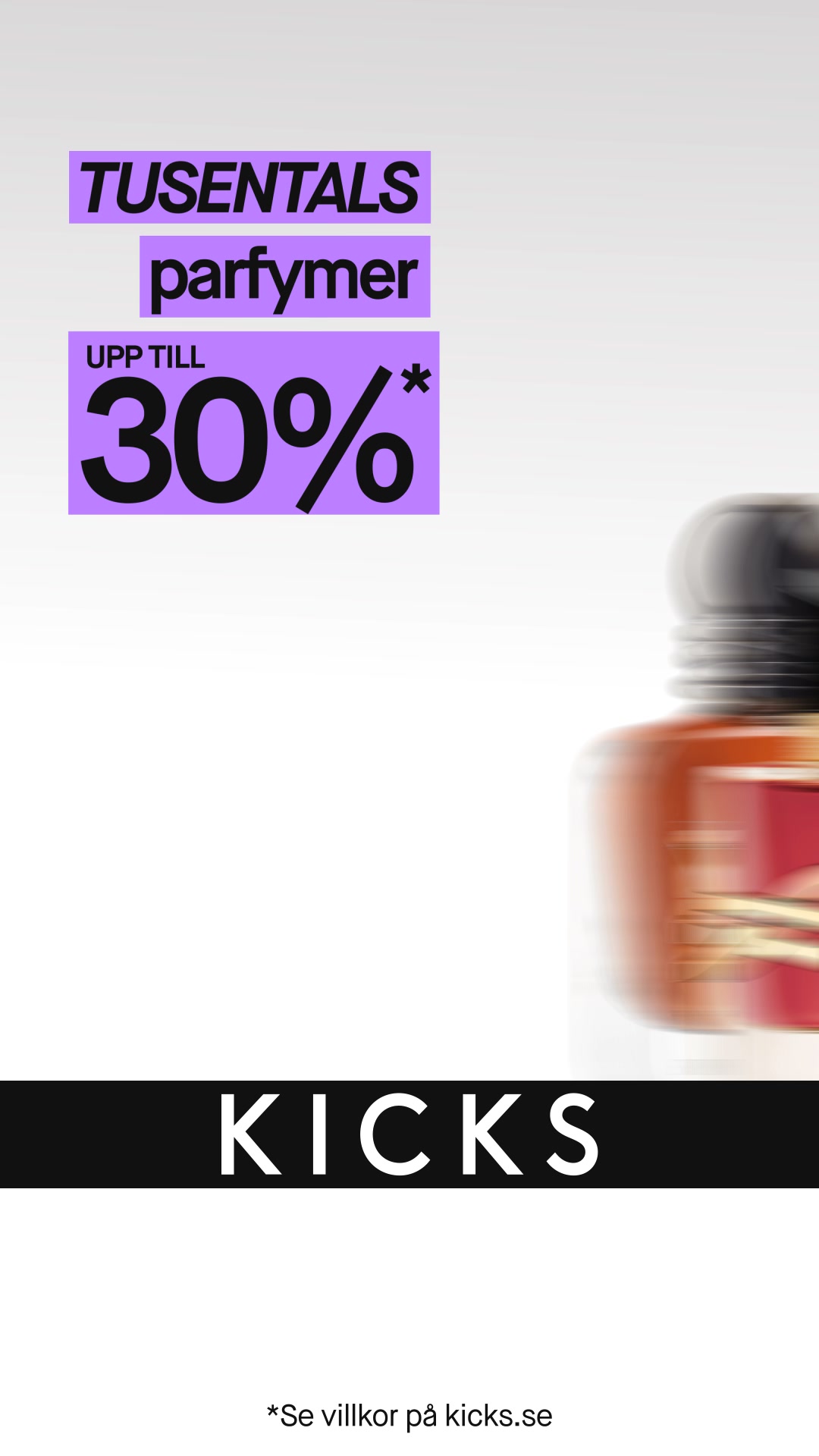 Upp till 30% på tusentals parfymer