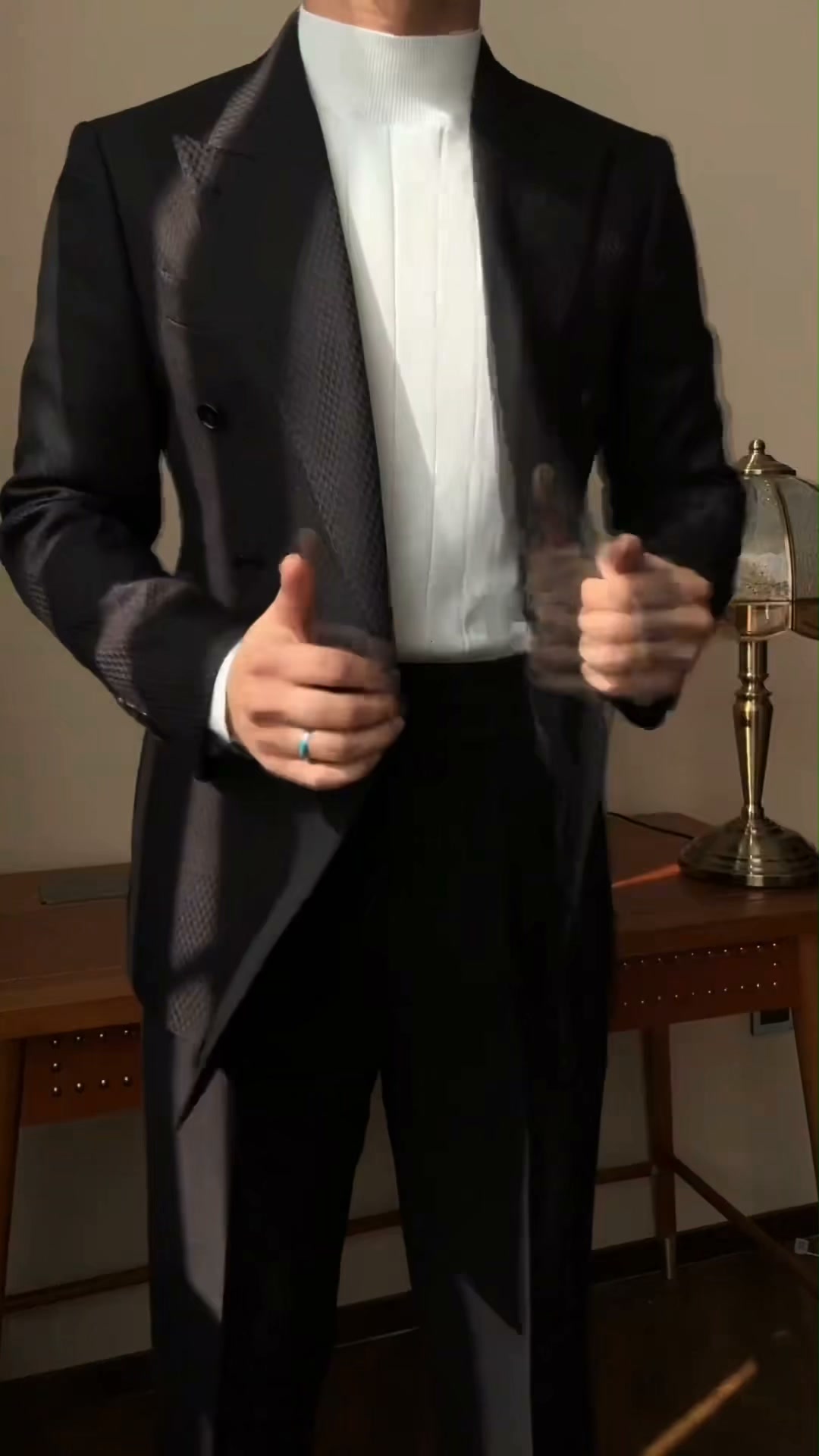 Smart, with nothing to button.