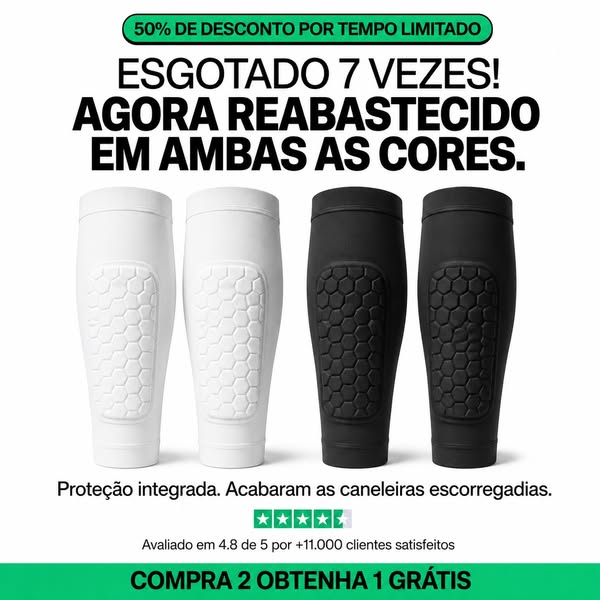 LIMITADO: CANELEIRAS GRÁTIS!