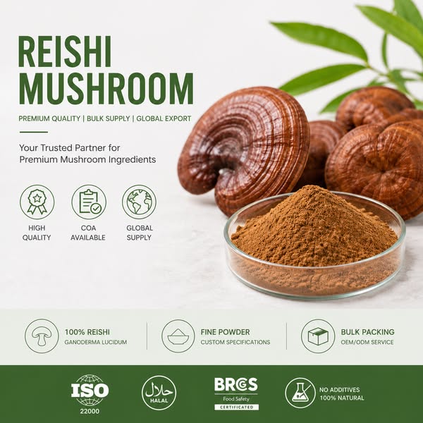 Source Reishi Powder in Bulk