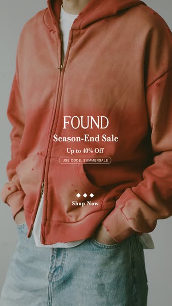 Our End of Season Sale Is Live — Up to 40% Off for a Limited Time.