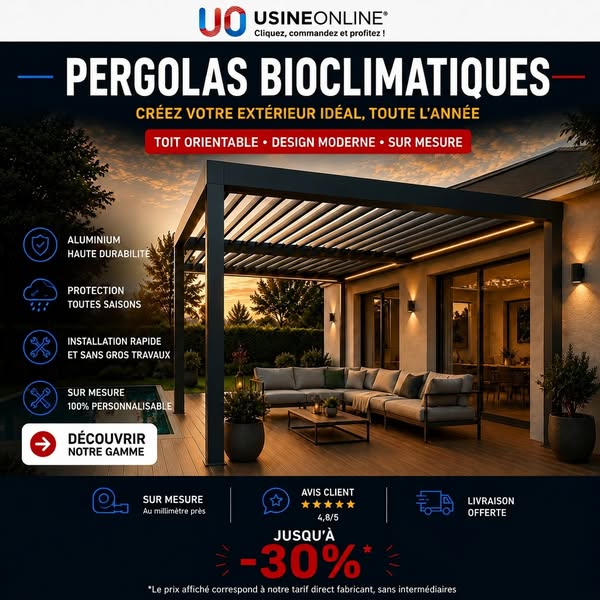 Prix usine - Jusqu'à -30% !
