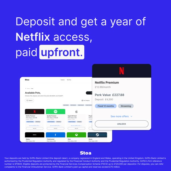 Turn Deposits Into Perks.