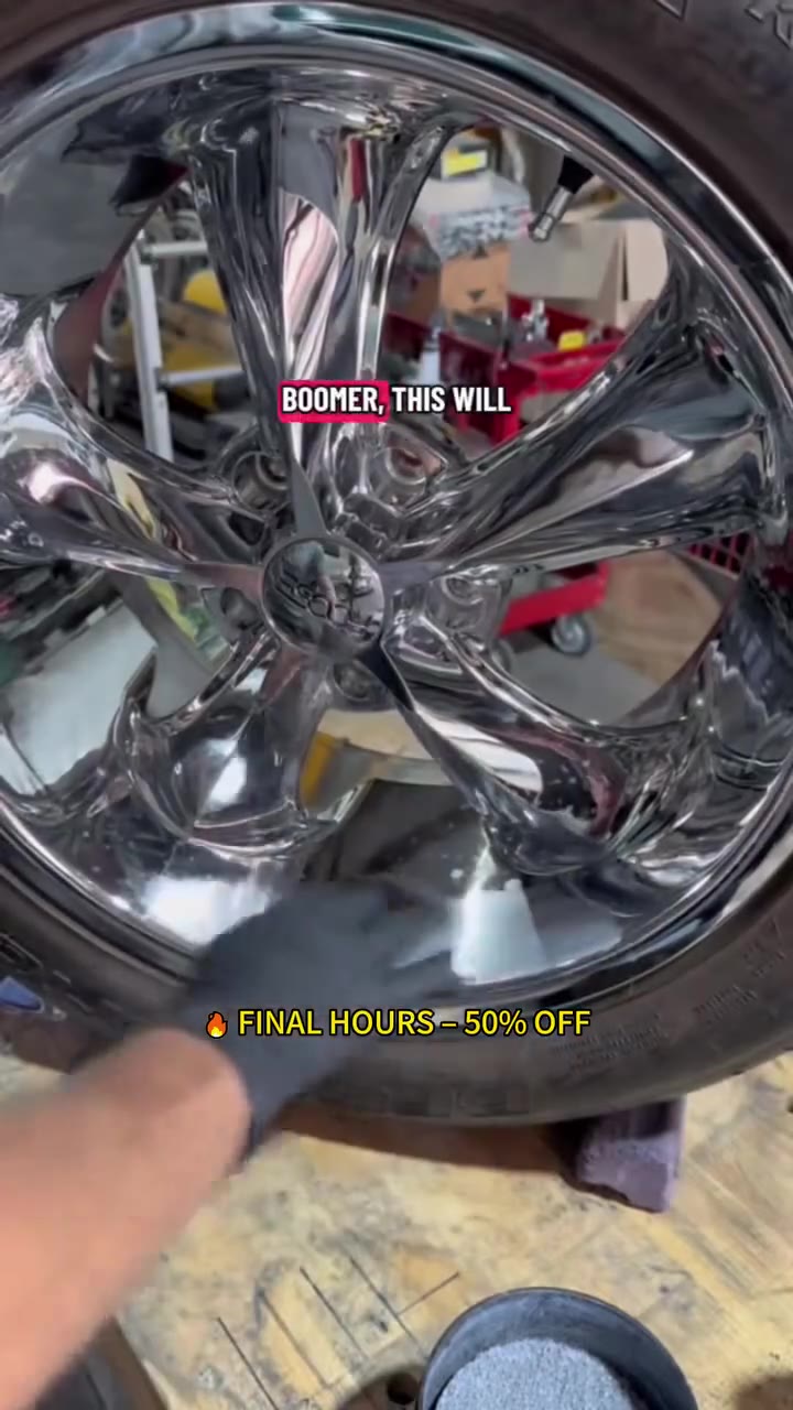 MirrorFinish Pads Remove scratches and oxidation.